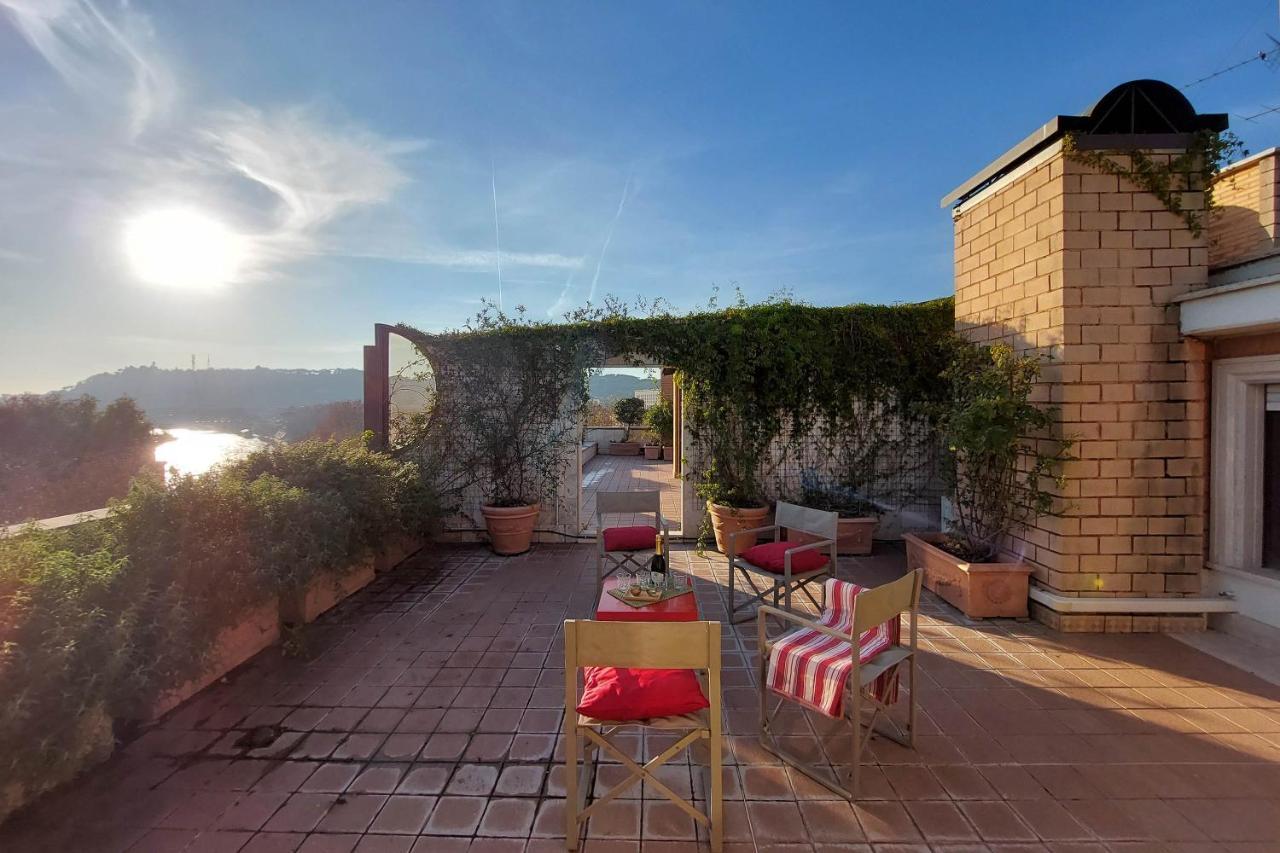 Apartamento Beautiful Loft In Ponte Milvio With Terrace Roma Exterior foto