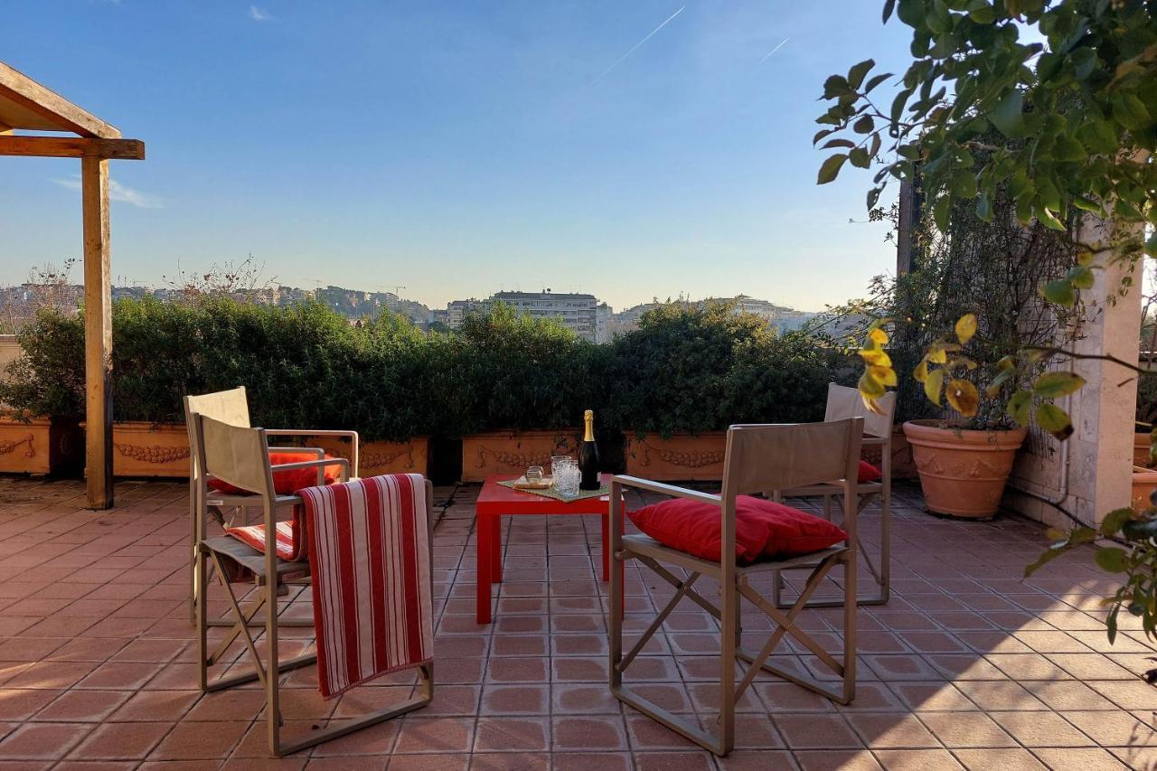 Apartamento Beautiful Loft In Ponte Milvio With Terrace Roma Exterior foto