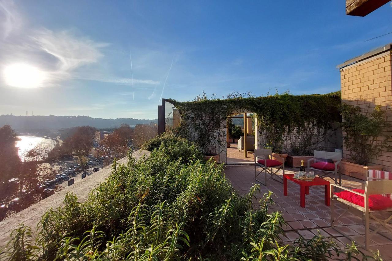 Apartamento Beautiful Loft In Ponte Milvio With Terrace Roma Exterior foto