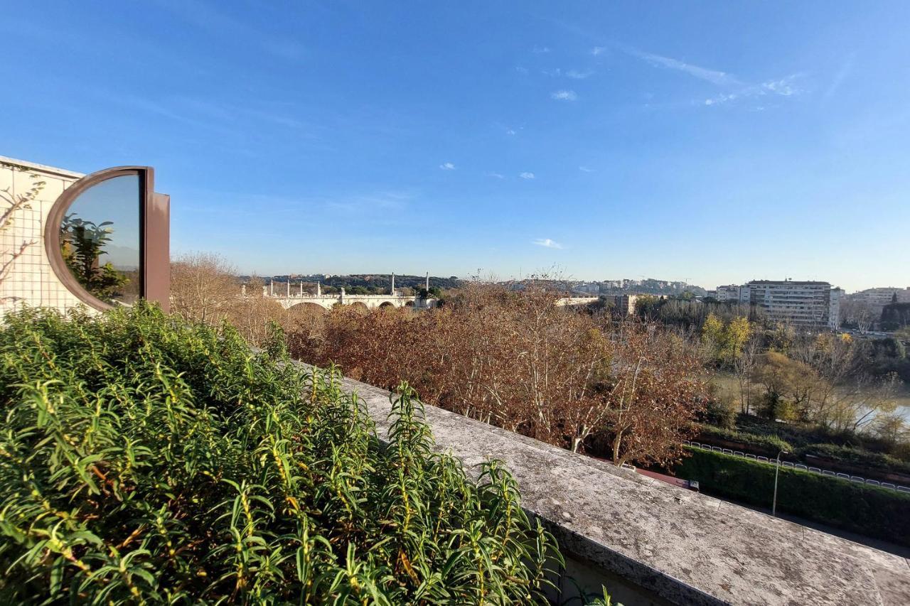 Apartamento Beautiful Loft In Ponte Milvio With Terrace Roma Exterior foto