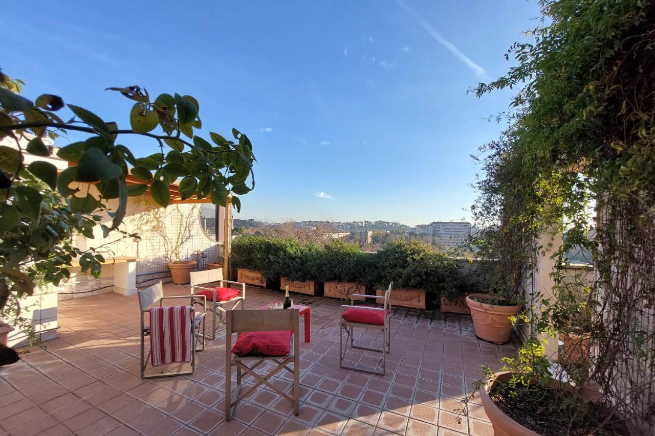 Apartamento Beautiful Loft In Ponte Milvio With Terrace Roma Exterior foto