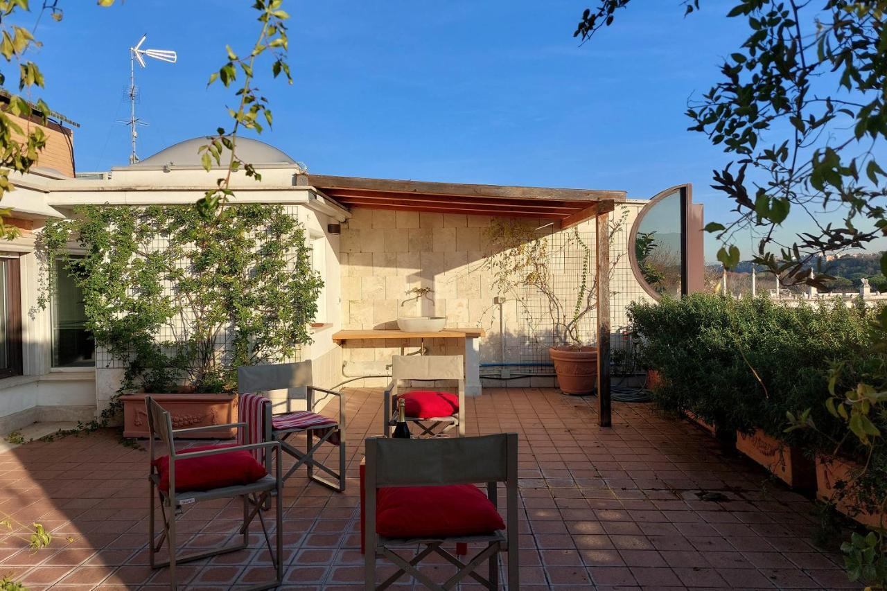Apartamento Beautiful Loft In Ponte Milvio With Terrace Roma Exterior foto