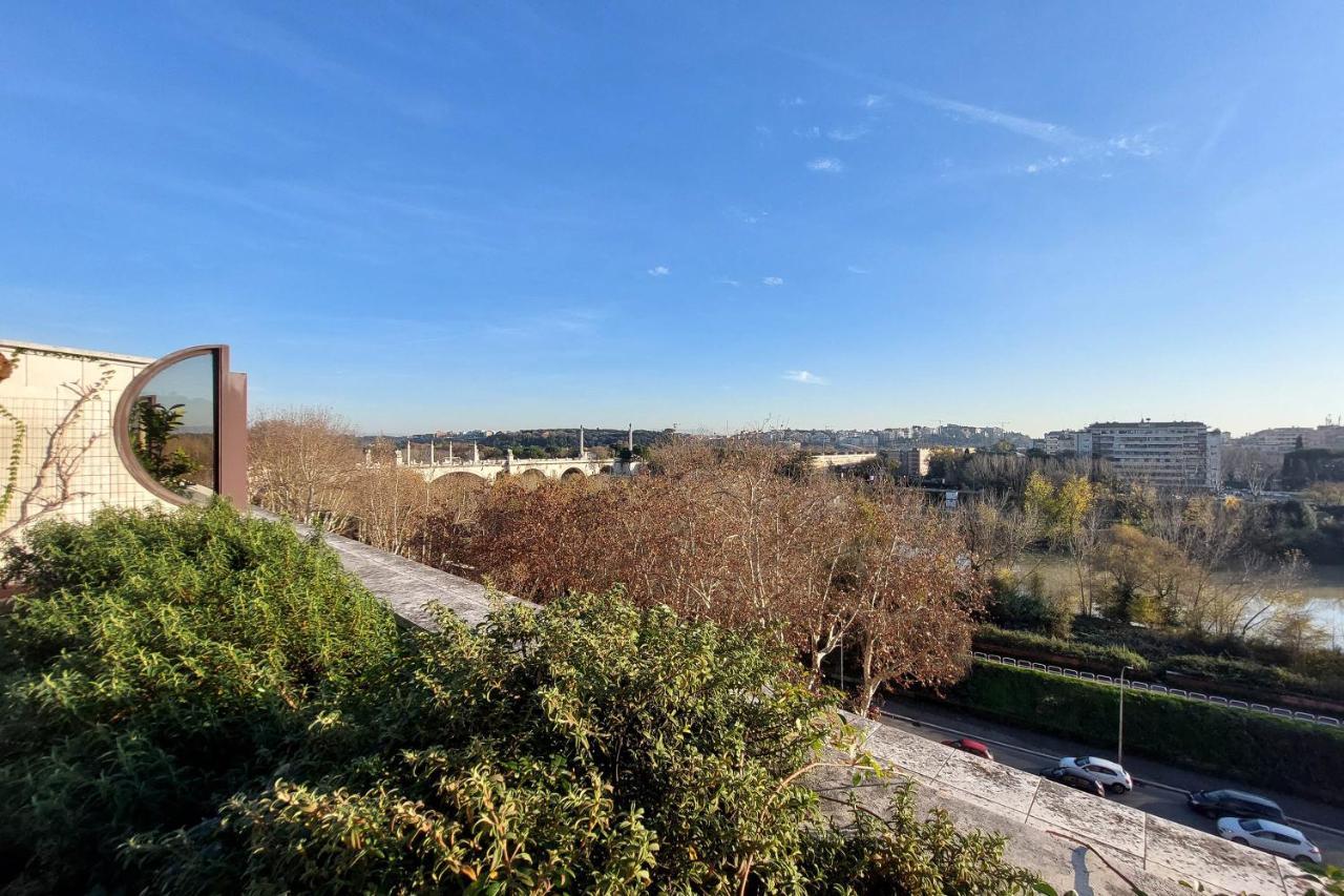 Apartamento Beautiful Loft In Ponte Milvio With Terrace Roma Exterior foto