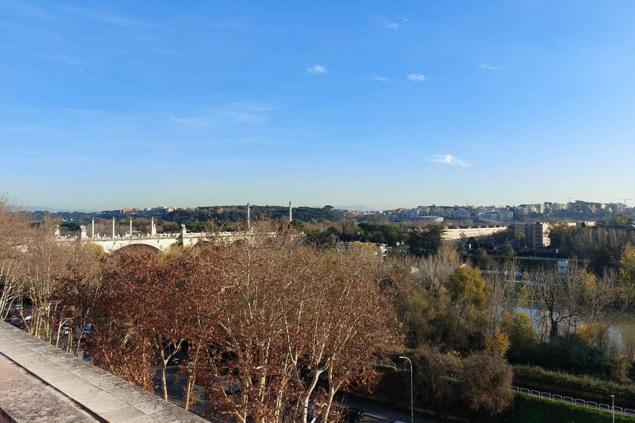 Apartamento Beautiful Loft In Ponte Milvio With Terrace Roma Exterior foto