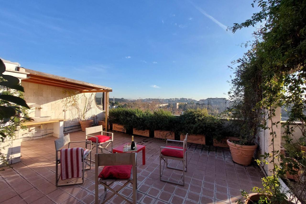 Apartamento Beautiful Loft In Ponte Milvio With Terrace Roma Exterior foto